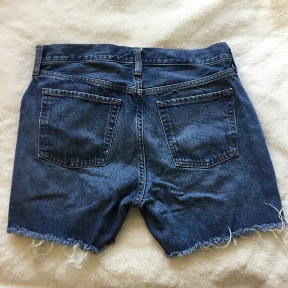 Old Navy Blue High-Rise Slouchy Straight Denim Shorts - Picture 5 of 9
